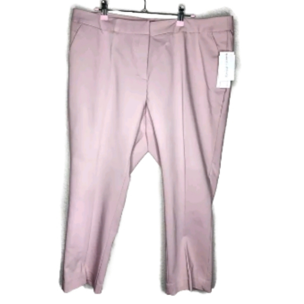 Amanda + Chelsea Low Rise Capri Pants in Mauve Size 16W New with Tags